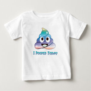 Camiseta De Bebé hoy defecé