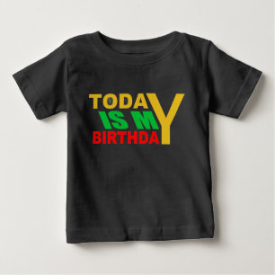 Camiseta De Bebé Hoy es mi cumpleaños