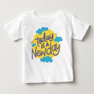 Camiseta De Bebé Hoy es un nuevo día: la nueva y pequeña edición