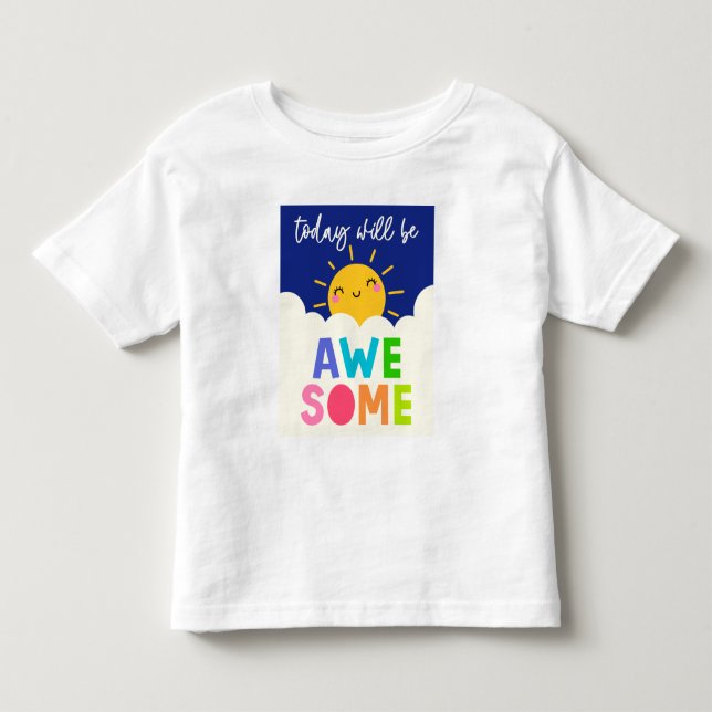 Camiseta De Bebé Hoy será asombroso (Anverso)