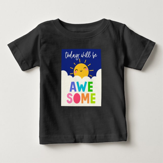 Camiseta De Bebé Hoy será asombroso (Anverso)