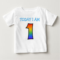 "HOY SOY 1" Con Gradiente Arcoiris