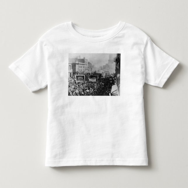 Camiseta De Bebé Huelga de muelle de Londres, 1889 (Anverso)
