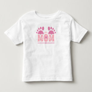 Camiseta De Bebé Huella del corazón de mamá