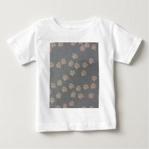 Camiseta De Bebé Huellas blancas