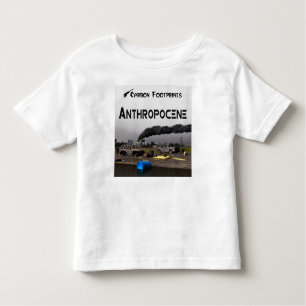 Camiseta De Bebé Huellas de carbono - Antropoceno