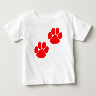 Camiseta De Bebé Huellas de patas