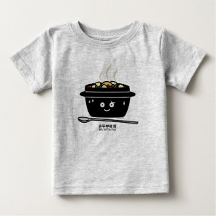 Camiseta De Bebé Huevo caliente del queso de soja del guisado de