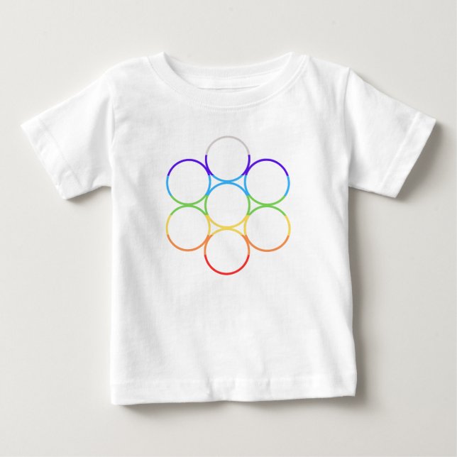 Camiseta De Bebé Huevo de la vida Chakra (Anverso)