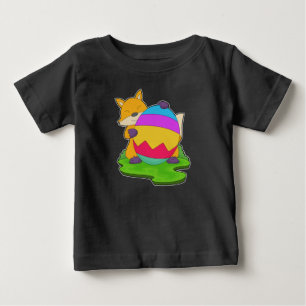 Camiseta De Bebé Huevo de Pascua de zorro