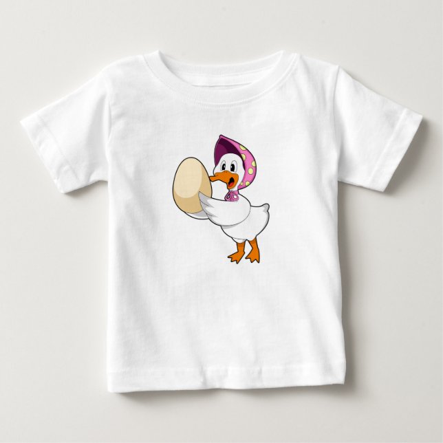 Camiseta De Bebé Huevo de pato (Anverso)