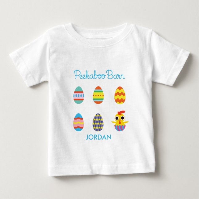 Camiseta De Bebé Huevos 2 de Pascua el | Pascua del granero del (Anverso)
