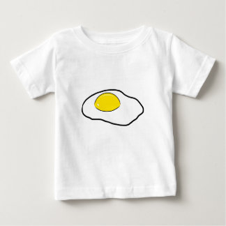 Camiseta De Bebé Huevos de huevo frito Personalizado Dibujo Huevos 