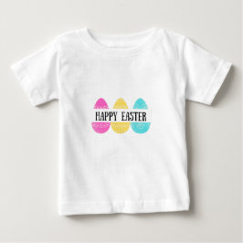 Camiseta De Bebé Huevos felices de Pascua