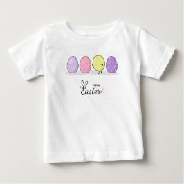 Camiseta De Bebé Huevos felices de Pascua