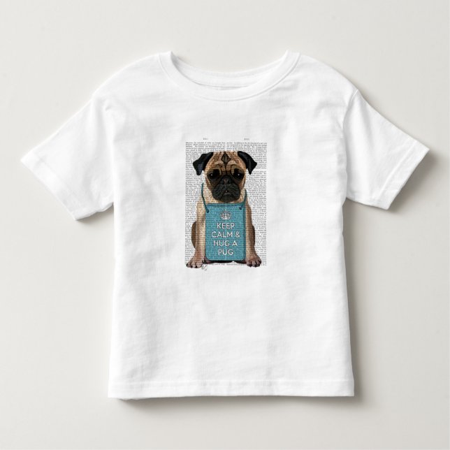 Camiseta De Bebé Hug a Pug (Anverso)