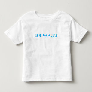 Camiseta De Bebé "Huggings" azul claro