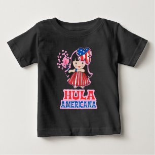 Camiseta De Bebé Hula Americana Infants & Toddler T-shirts