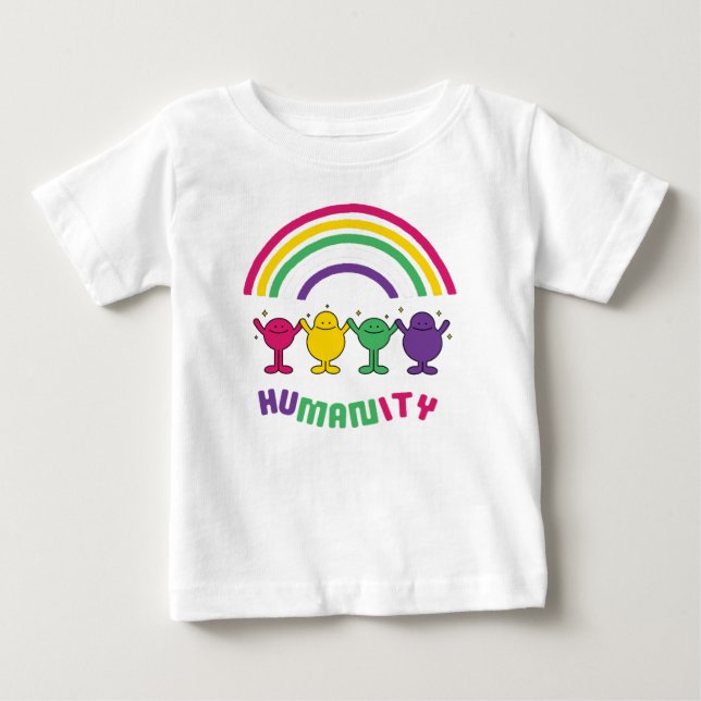 Camiseta De Bebé Humanidad  (Anverso)