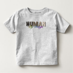 Camiseta De Bebé Humano por diseño una persona una comunidad