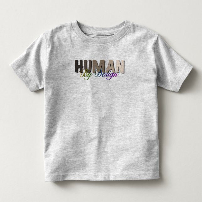 Camiseta De Bebé Humano por diseño una persona una comunidad (Anverso)