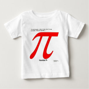Camiseta De Bebé Humilde Pi R Cuadrado Divertido