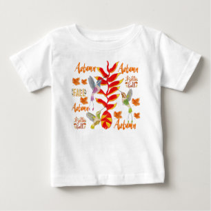 Camiseta De Bebé Hummingbird Otoño/Otoño