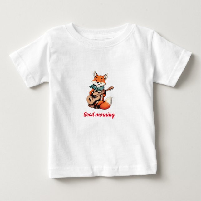 Camiseta De Bebé Humor animal (Anverso)