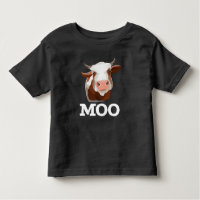 Humor animal divertido de la granja Cow Moo