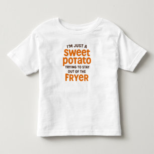 Camiseta De Bebé Humor de Batata Dulce