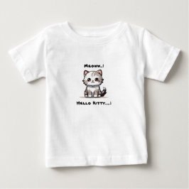 Camiseta De Bebé Humor divertido de catas de gato lindo