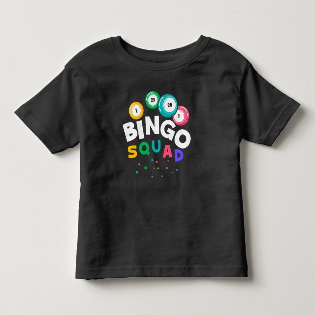 Camiseta De Bebé Humor divertido de juego de equipo de Bingo (Anverso)