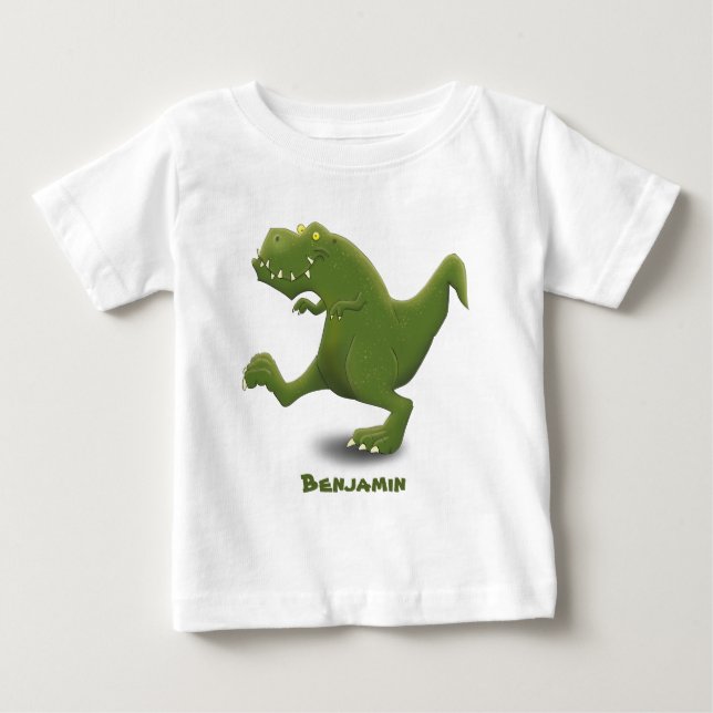 Camiseta De Bebé Humor divertido de los personalizados de los dinos (Anverso)