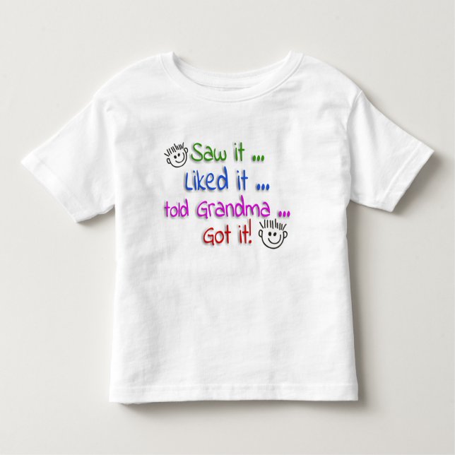 Camiseta De Bebé Humor infantil (Anverso)