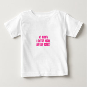 Camiseta De Bebé Humor psiquiátrico del Enfermera-niño