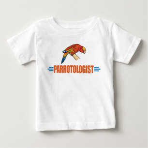Camiseta De Bebé Humorístico Me Encantan las Cotorras