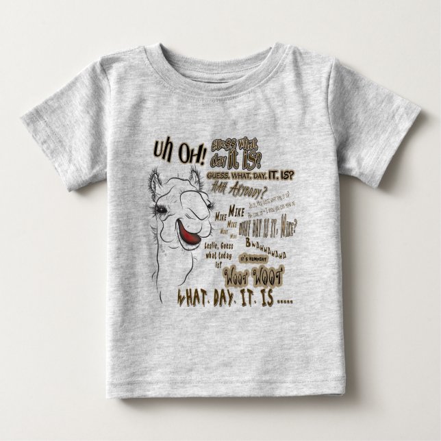 Camiseta De Bebé Hump Day Camel (Anverso)