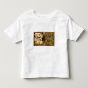 Camiseta De Bebé Humphries disecó el mapa del mundo