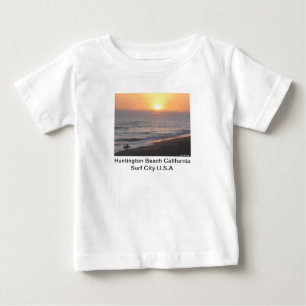 Camiseta De Bebé Huntington Beach "Ciudad del Surf"