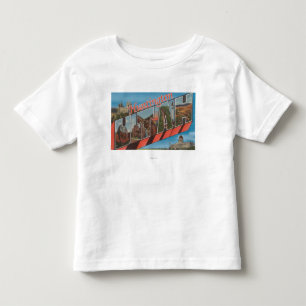 Camiseta De Bebé Huntington, Utah - escenas grandes de la letra