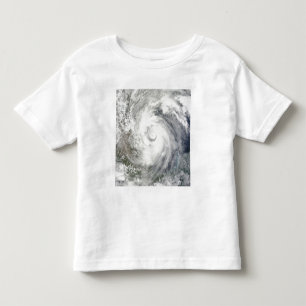 Camiseta De Bebé Huracán Alex sobre el Golfo de México occidental
