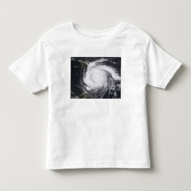 Camiseta De Bebé Huracán Dean en el Atlántico y el Caribe (Anverso)