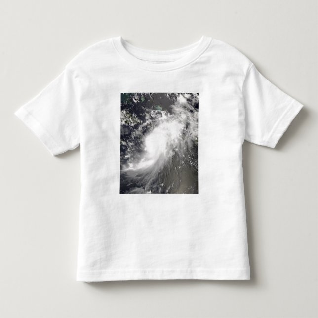 Camiseta De Bebé Huracán Gustav sobre La Española (Anverso)