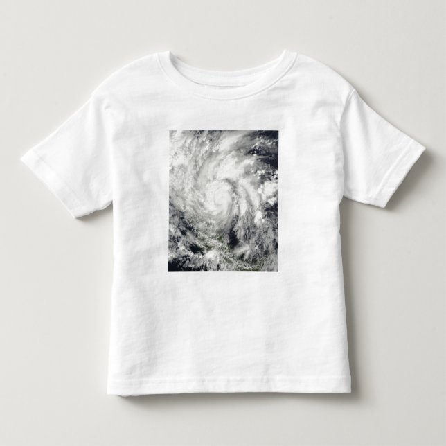 Camiseta De Bebé Huracán Ida sobre Nicaragua (Anverso)