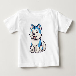 Camiseta De Bebé Husky Howlers Husky Dog Power Logo Art