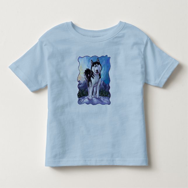 Camiseta De Bebé Husky T-Shirts (Anverso)