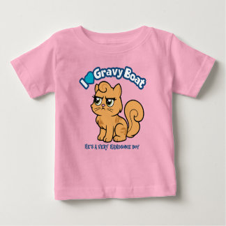 Camiseta De Bebé I <3 Gravy Boat DCC