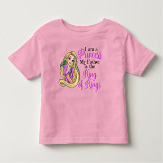 Camiseta De Bebé I am a princess Rapunzel throw pillow