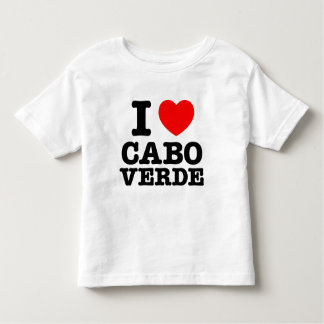 Camiseta De Bebé I corazón Cabo Verde