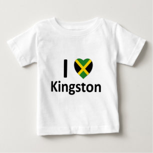 Camiseta De Bebé I corazón Kingston (Jamaica)